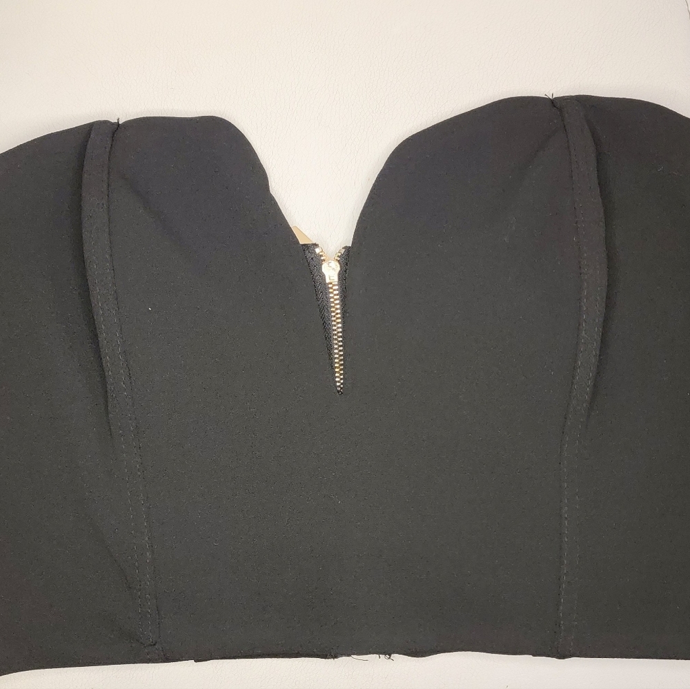 Bustier crop top